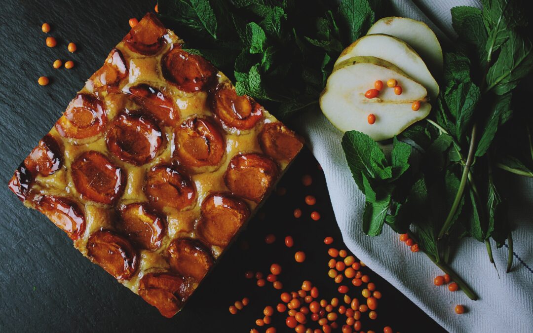 Caramelized Upside-Down Pear Tart