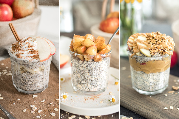 Breakfast Made Easy! 3 Different Takes to Apple Overnight Oats